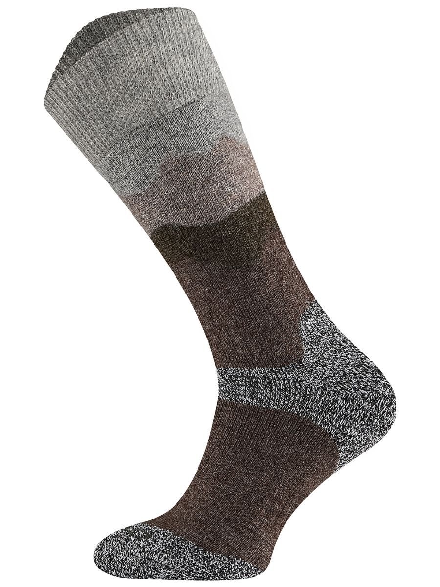 Skarpety trekkingowe ALASKAN MOOSE Heavy Weight, grube i ciepłe 80% MERINO, outdoorowe - Vulcanic Ash 35-38