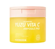 Serum do twarzy - LalaRecipe Yuzu Vita C Ampoule Pad Rozjaśniające płatki z witaminą C - miniaturka - grafika 1