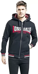 Lonsdale Nateby męska bluza z kapturem - Bluzy męskie - miniaturka - grafika 1