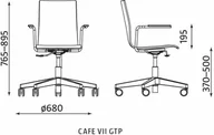 Krzesła - Krzesło Nowy Styl CAFE VII GTP B PLUS  - miniaturka - grafika 1