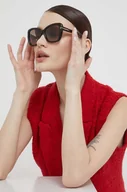 Okulary przeciwsłoneczne - Tom Ford okulary przeciwsłoneczne damskie kolor brązowy - miniaturka - grafika 1