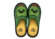 Kapcie damskie - CYPBRANDS Unisex Brawl Stars – kapcie z otwartym wzorem, miękkie, rozmiar 38/39, zielone i żółte, oficjalny produkt (CyP Brands), M, zielony, M - miniaturka - grafika 1