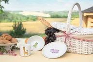 Miseczki i talerzyki dla dzieci - Zestaw dziecięcy dla 1 osoby 3 el. Limko W022 - miniaturka - grafika 1