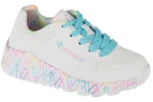 Skechers Uno Lite 314976L-WPTQ, dla dziewczynki, buty sneakers, Biały - Moda i Uroda OUTLET - miniaturka - grafika 1