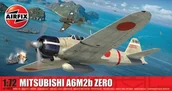 Modele do sklejania - Model plastikowy Mitsubishi A6M2b Zero 1/72 - miniaturka - grafika 1