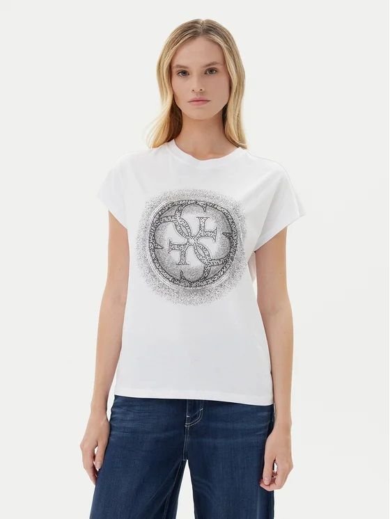 t-shirt donna guess w5yi14 i3z14 g011