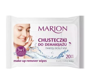 Marion Chusteczki do demakijażu 3w1 20szt Każdy rodaj skóry - Chusteczki do demakijażu - miniaturka - grafika 2