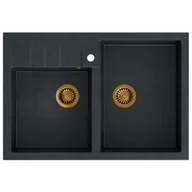 Zlewozmywaki - Zlewozmywak granitowy Farmer Quadron - miniaturka - grafika 1