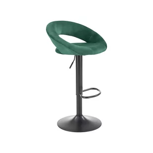 Hoker H-102 Czarny / Ciemny Zielony Halmar - Taborety i hokery - miniaturka - grafika 1