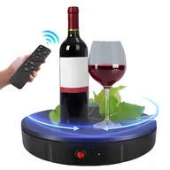 Biżuteria - akcesoria - Elektryczny Stół Obrotowy 360°30CM Stojak Na Biżuterię Kabina Obrotowa - miniaturka - grafika 1