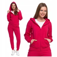 Bluzy damskie - Rozpinana BLUZA DAMSKA Gładka Dresowa z Kapturem Klasyk Wygodna MORAJ XXL - miniaturka - grafika 1