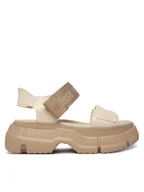 Sandały damskie - Melissa Sandały Melissa Pulse Ad 36854 Beżowy - miniaturka - grafika 1