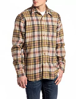 Koszule męskie - Replay Koszula męska, 010 Multicolour, XL - grafika 1