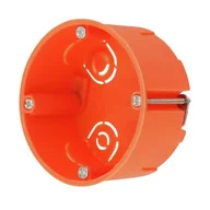 Puszki elektryczne i akcesoria - Puszka do ścian gipsowych płytka głębokość 35 mm - miniaturka - grafika 1