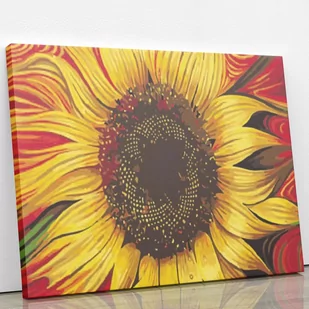 Słonecznik - Malowanie po numerach 50 X 40 cm - Malowanie po numerach - miniaturka - grafika 1
