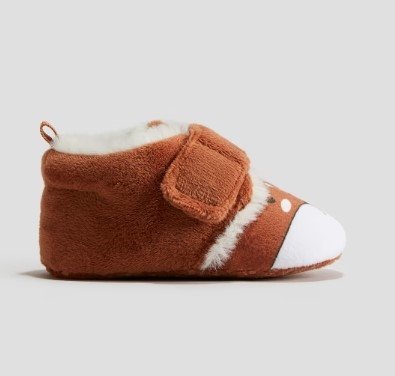 H&M BUTY DLA NIEMOWLĄT NA RZEPY BRĄZOWE 14-15 Y6F