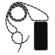 Etui i futerały do telefonów - Etui na telefon komórkowy Apple iPhone 11 Pro 5,8 cala o regulowanej długości Smukłe etui ochronne Zderzak Zewnętrzne etui na telefon komórkowy wykonane z TPU Odporne na wstrząsy Dodatkowa ochrona łańcucha telefonu komórkowego Niebiesko-czarny - miniaturka - grafika 1