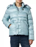 Kurtki męskie - Blauer Kurtki Krótkie Wyściełane Wata Kurtka Męska, 963vu Aquamarine Int. Niebiesko-fioletowy, XL - miniaturka - grafika 1