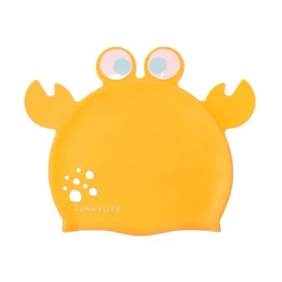 Sunnylife - Czepek basenowy Shaped - Sonny the Sea Creature, Neon Orange - Pływanie - miniaturka - grafika 1