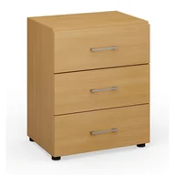 Szafki biurowe - B2B Partner Komoda biurowa do ergonomicznych stołów PRIMO Classic, 740 X 420 X 600 mm, buk 519937 - miniaturka - grafika 1