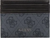 Guess, Vezzola, Leather Card Holder, Black, For Men For Men - Etui na dokumenty i karty - miniaturka - grafika 1