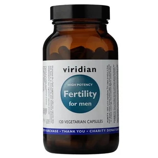 VIRIDIAN Viridian Fertility for men Płodność dla mężczyzn x 120 kaps - Układ moczowy i płciowy - miniaturka - grafika 1