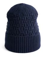 Czapki damskie - Czapka Zimowa Damska Męska Beanie Podwijana Uniwersalna Casualowa Jesienna - miniaturka - grafika 1