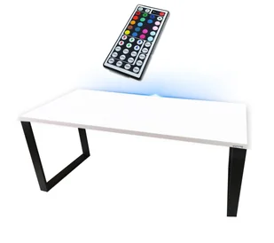 Biurko Gamingowe Loftowe Led Komputerowe Stabilne Metalowe - Biurka gamingowe - miniaturka - grafika 1