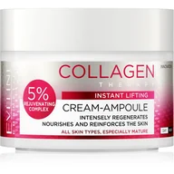 Kremy do twarzy - EVELINE Collagen Therapy Krem - ampułka 50 ml - miniaturka - grafika 1
