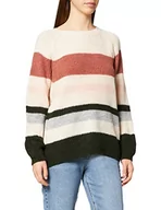 Swetry damskie - Cartoon Sweter damski, różowy khaki, 42 PL - miniaturka - grafika 1