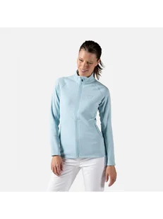 Bluza mid layer damska Rossignol W Classique Clim niebieski XL - Bluzy damskie - miniaturka - grafika 1