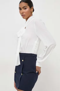 Silvian Heach sukienka kolor biały mini dopasowana - Sukienki - miniaturka - grafika 1