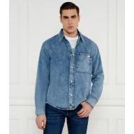 Koszule męskie - Calvin Klein Jeans Jeansowa koszula Regular Fit - miniaturka - grafika 1