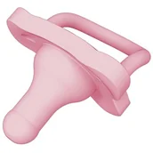 Smoczki uspokajające - Dr Brown's smoczek uspokajający silikonowy 0-6m różowy - miniaturka - grafika 1