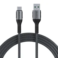 Kable USB - Kabel szybko ładujący USB-A 3.1 do USB-C Lention CB-ACE-6A1M, 6A, 10Gbps, 1m (czarny) - miniaturka - grafika 1