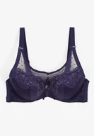 Biustonosze - Granatowy Biustonosz z Usztywnionymi Miseczkami i Regulowanymi Ramiączkami Catarinas - Renee - miniaturka - grafika 1