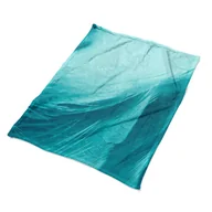 Koce - Koc, narzuta, FABRICSY, turkusowy, 100x135 cm - miniaturka - grafika 1