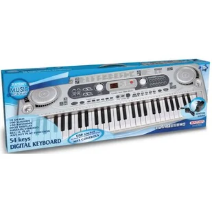 Bontempi Organy elektroniczne 54 klawisze adapter gniazdo USB - - Instrumenty muzyczne dla dzieci - miniaturka - grafika 1
