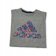 Bluzki damskie - Bluzka na ramiączkach dla chłopca Adidas S 8 lat - miniaturka - grafika 1