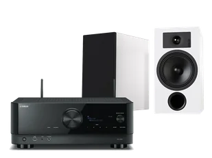 Kino domowe Yamaha RX-V6A (czarny) + Tesi 3 (biały) - Kino domowe - miniaturka - grafika 1