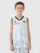Koszulki dla chłopców - 4F Koszulka meczowa replika domowa z sezonu 2024/25 dziecięca 4F x Zastal Zielona Góra - multikolor 158/164 (12-14 lat) - miniaturka - grafika 1