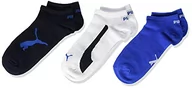 Skarpetki damskie - PUMA Bwt dziecięce skarpety do sneakersów, uniseks, granatowy/biały/Strong Blue, 34 - miniaturka - grafika 1