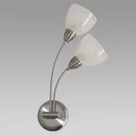 Lampy ścienne - Prezent Kinkiet CARRAT matowy chrom/ biel - miniaturka - grafika 1