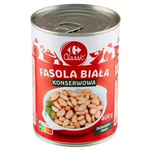 Carrefour Classic Fasola biała konserwowa 400 g - Warzywa w marynacie - miniaturka - grafika 1