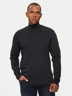 Koszulki męskie - Blend Golf 20717343 Czarny Regular Fit - miniaturka - grafika 1