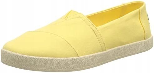 TOMS ESPADRYLE ŻÓŁTE WSUWANE DAMSKIE 39 1JTB