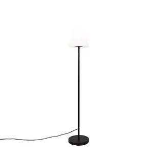 QAZQA Inteligentna nowoczesna zewnętrzna lampa podłogowa czarny klosz biały z Wifi A60 - Virginia - Lampy ogrodowe - miniaturka - grafika 1