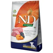 Suplementy i witaminy dla psów - N D pies Pumpkin Lamm kolor jagodowy Figure Mini 2,5 kg - miniaturka - grafika 1