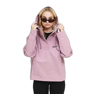 Kurtki damskie - FILA Damska kurtka Topakcuma Windbreaker Pull-on Jacket, Mauve Shadows, XL - grafika 1