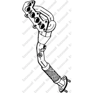 BOSAL Rura wydechowa 851-275 851-275 - Układ wydechowy - akcesoria - miniaturka - grafika 1